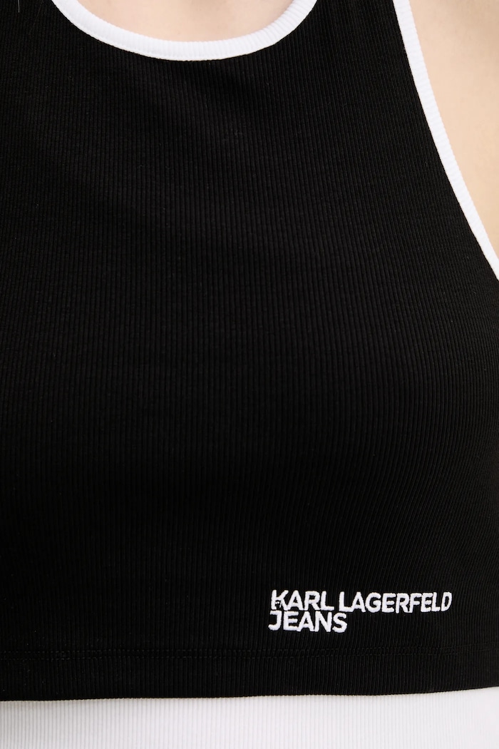Top Karl Lagerfeld Jeans A3W17046 μαύρο