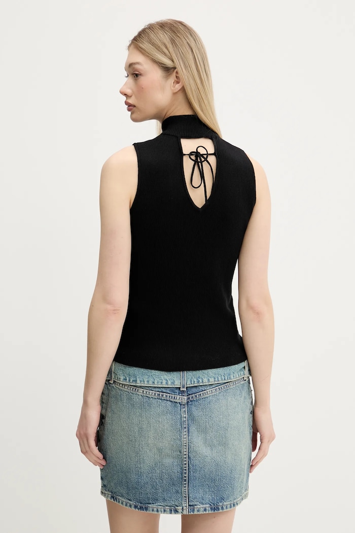 Oblečení Top Karl Lagerfeld Jeans A3W18013 černá
