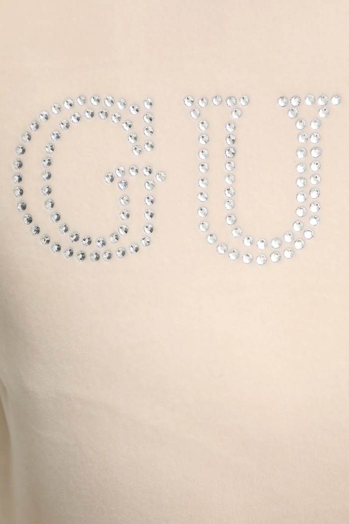 Παιδικό μπλουζάκι Guess COUTURE V3BI01.K0232 μπεζ