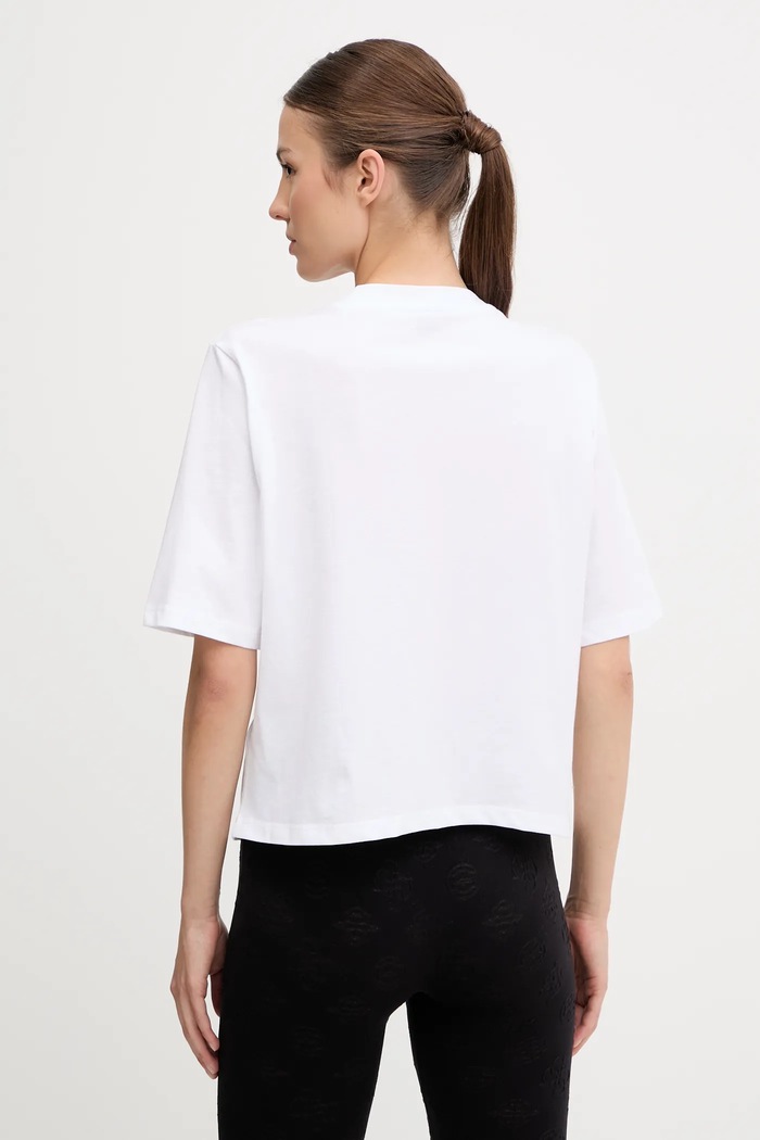 Odzież Guess t-shirt bawełniany MISTY V5RI11.K8HM0 biały