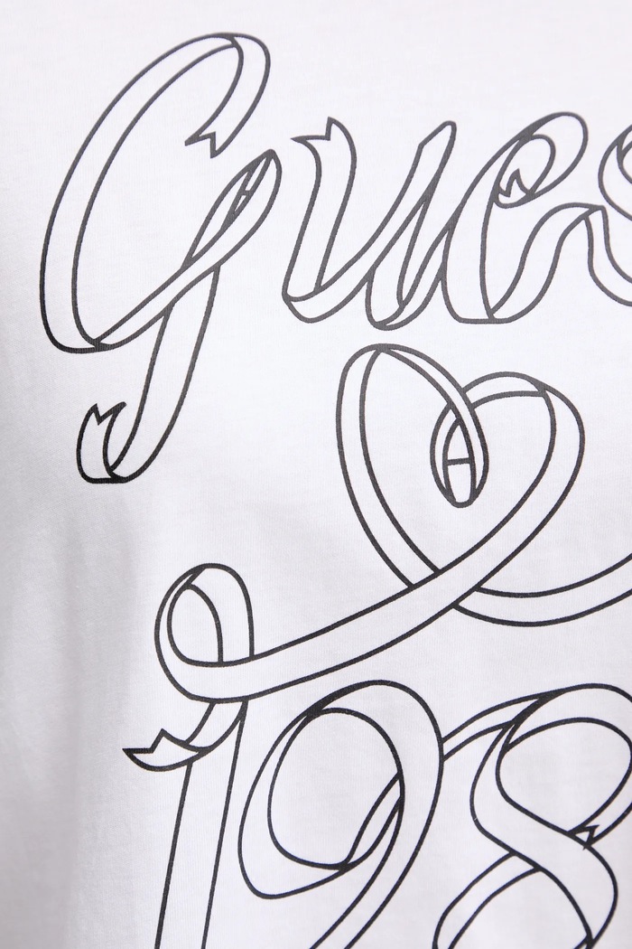 Guess t-shirt bawełniany MISTY V5RI11.K8HM0 biały