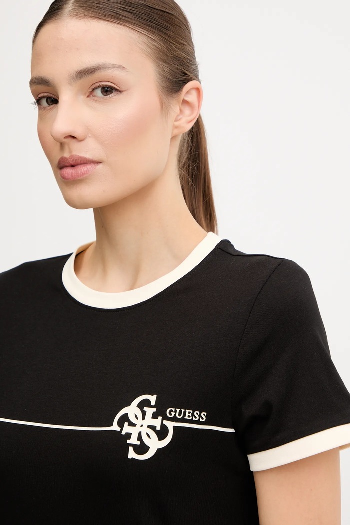 Guess tricou CARMEN negru V5YI01.J1314