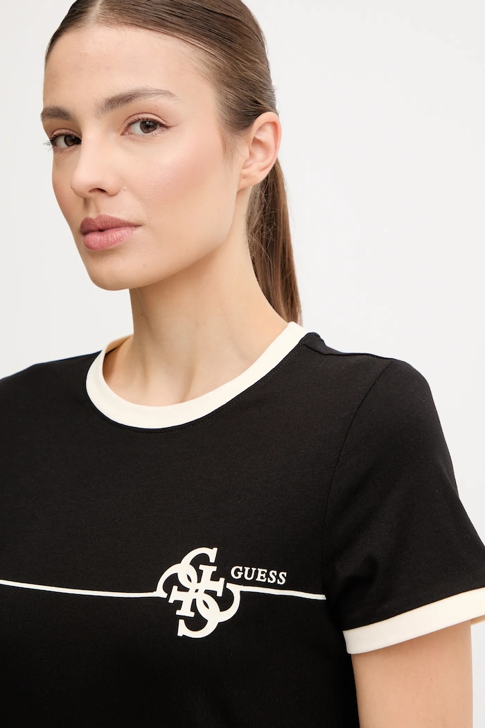 Guess tricou CARMEN negru V5YI01.J1314
