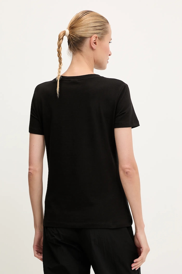 Îmbrăcăminte Guess tricou din bumbac INGRID V5YI08.J1314 negru