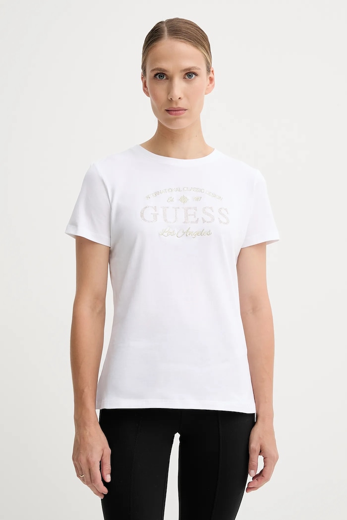 Guess t-shirt MARINA regular biały V5YI13.J1314