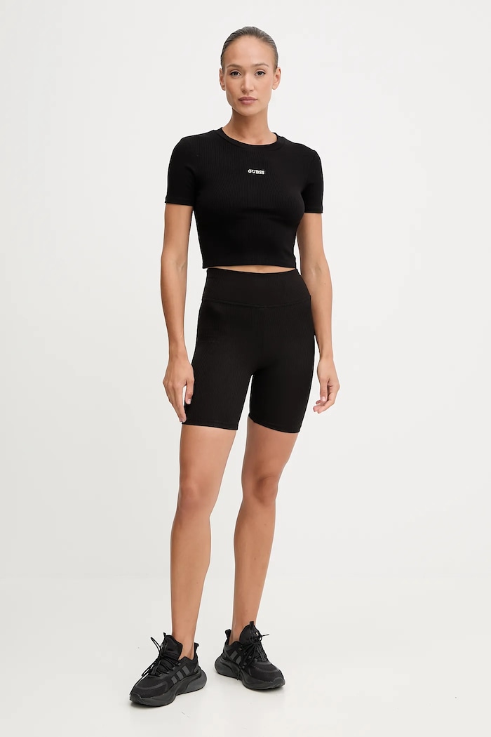 Guess tricou CARLA V5YP08.K8RT2 negru AW25
