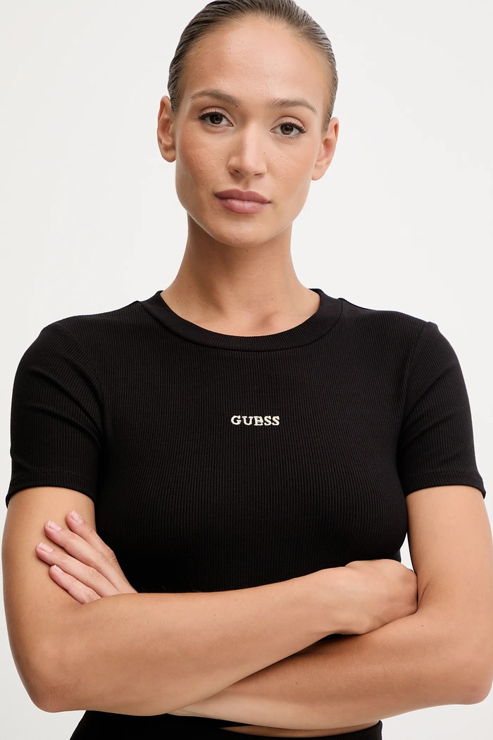 Guess tricou CARLA negru V5YP08.K8RT2
