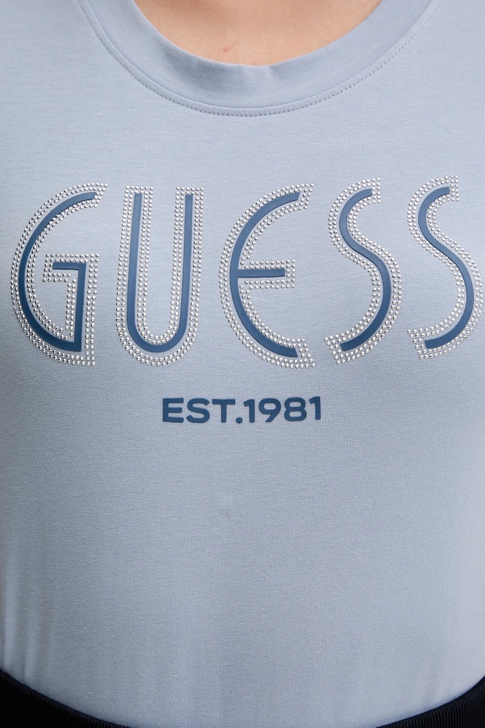 Guess t-shirt niebieski W5YI05.J1314