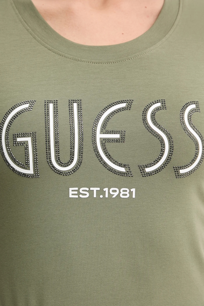 Guess tricou W5YI05.J1314 verde