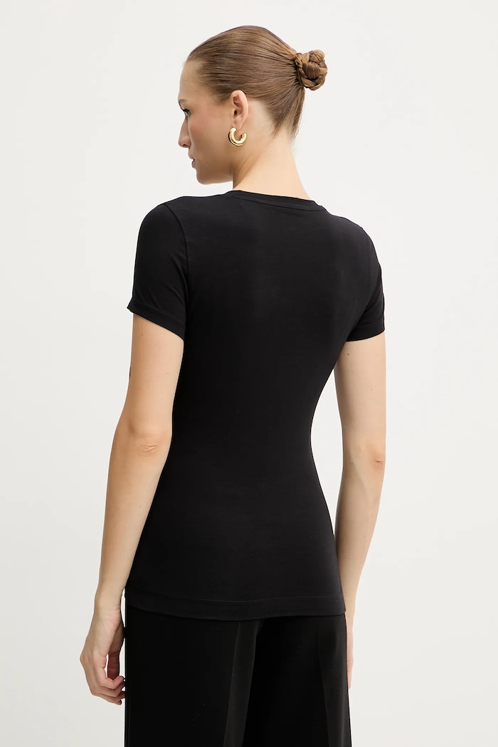 Odzież Guess t-shirt W5YI16.J1314 czarny