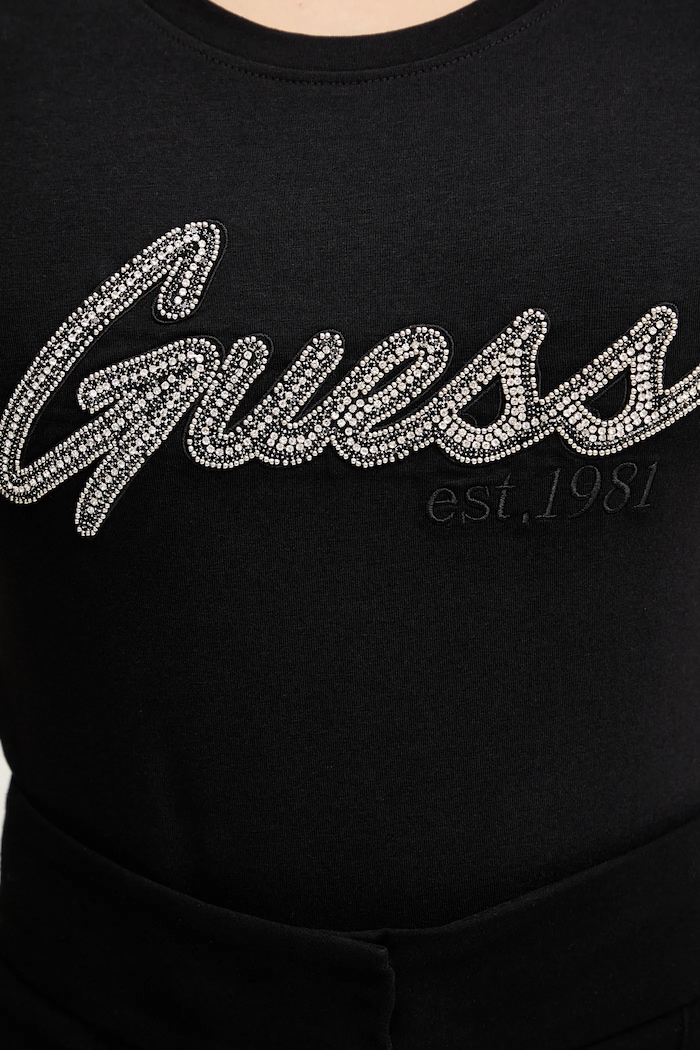 Guess t-shirt W5YI16.J1314 czarny