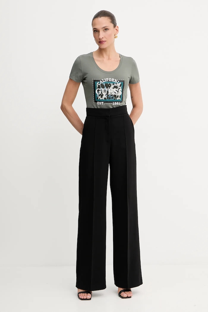 Guess tricou ANIMALIER W5YI27.J1314 verde AW25