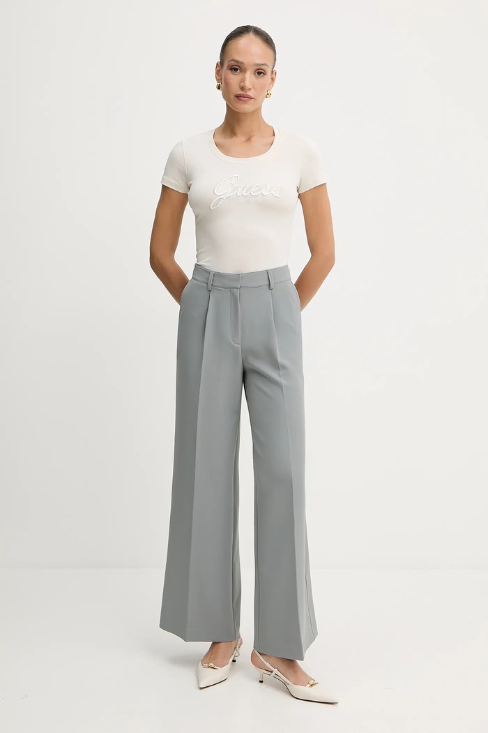 Guess Μπλουζάκι Guess W5YI46.J1314 μπεζ AW25