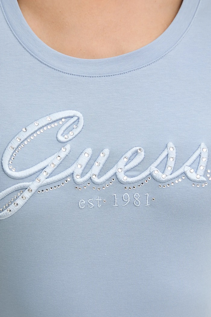 Μπλουζάκι Guess Guess W5YI46.J1314 μπλε