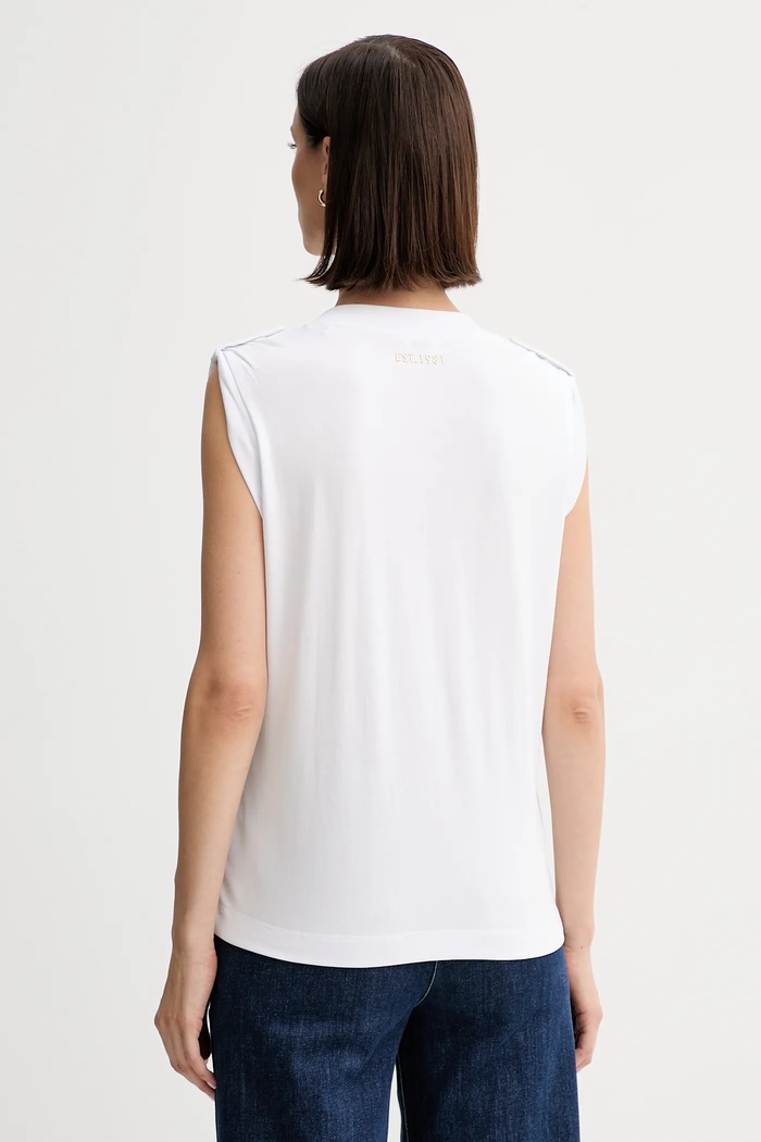 Îmbrăcăminte Guess tricou W5YP52.KCYW2 alb