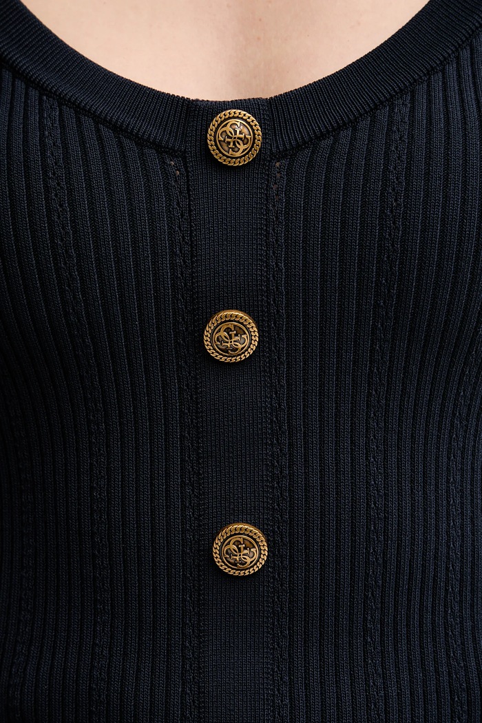 Top Guess EMMIE W5YR10.Z0130 tmavomodrá