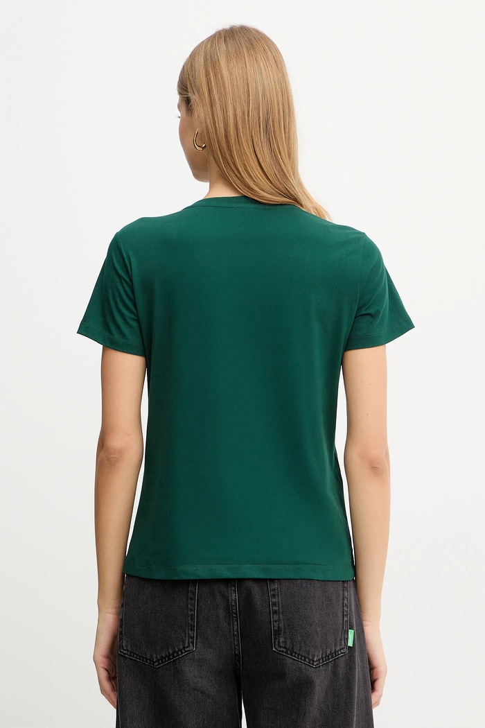 Odzież Pinko t-shirt bawełniany 100535.A2RN zielony