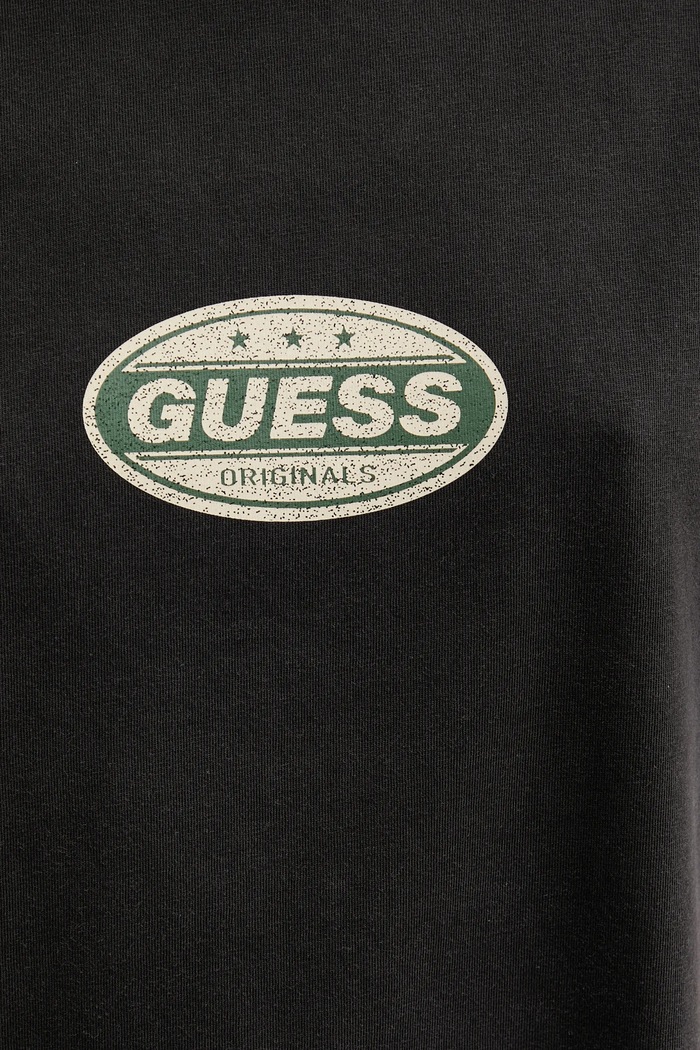 Βαμβακερό μπλουζάκι Guess Originals M5YI55.K8FQ4 μαύρο