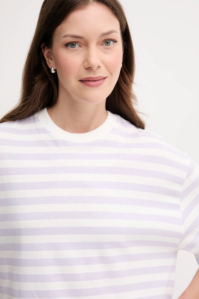 United Colors of Benetton t-shirt bawełniany fioletowy 34N1D10AO