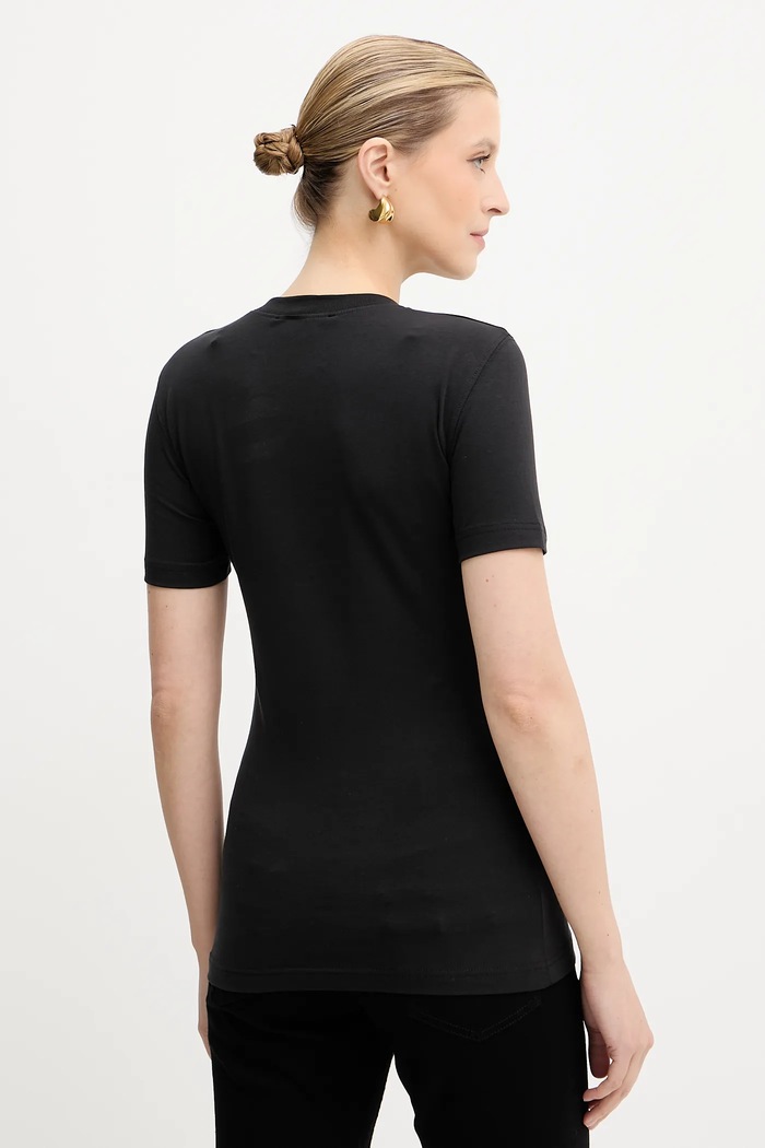 Oblečenie Tričko Versace Jeans Couture 79HAHT01.CJ03T čierna