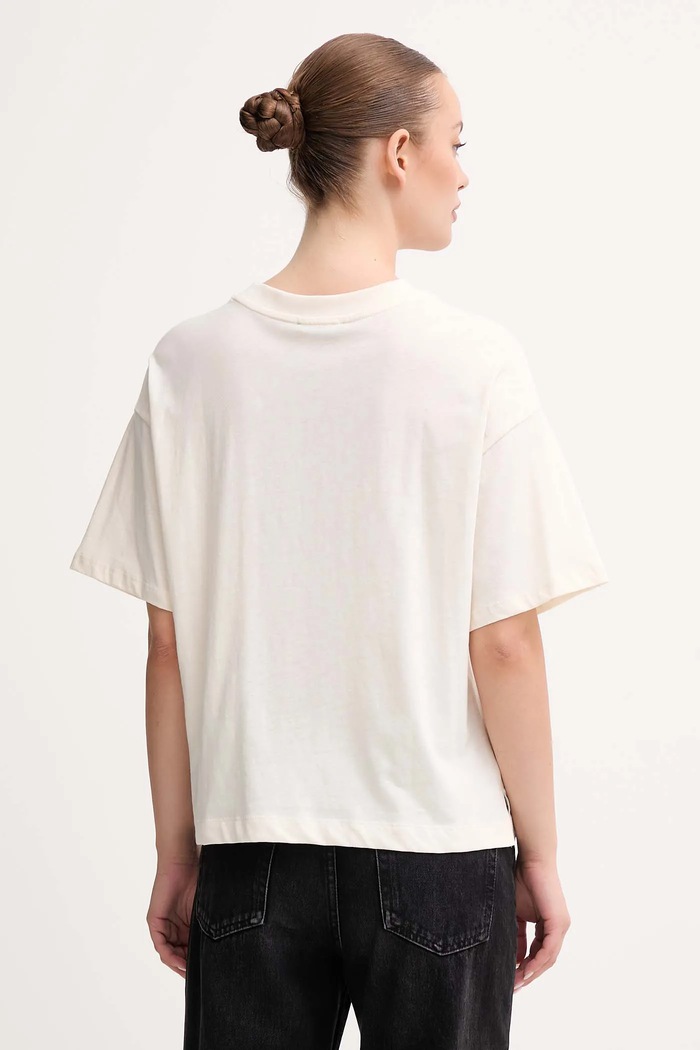 Îmbrăcăminte United Colors of Benetton tricou din bumbac 35P5D10AR bej