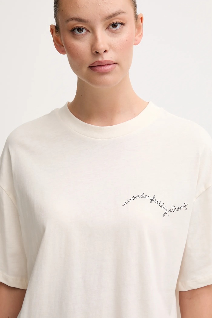United Colors of Benetton tricou din bumbac bej 35P5D10AR
