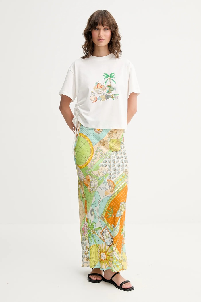Never Fully Dressed Tricou Isla NFDTO1825 alb AW25