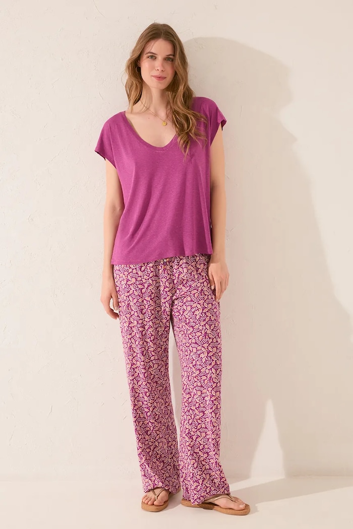 Tričko women'secret fialová 3279719