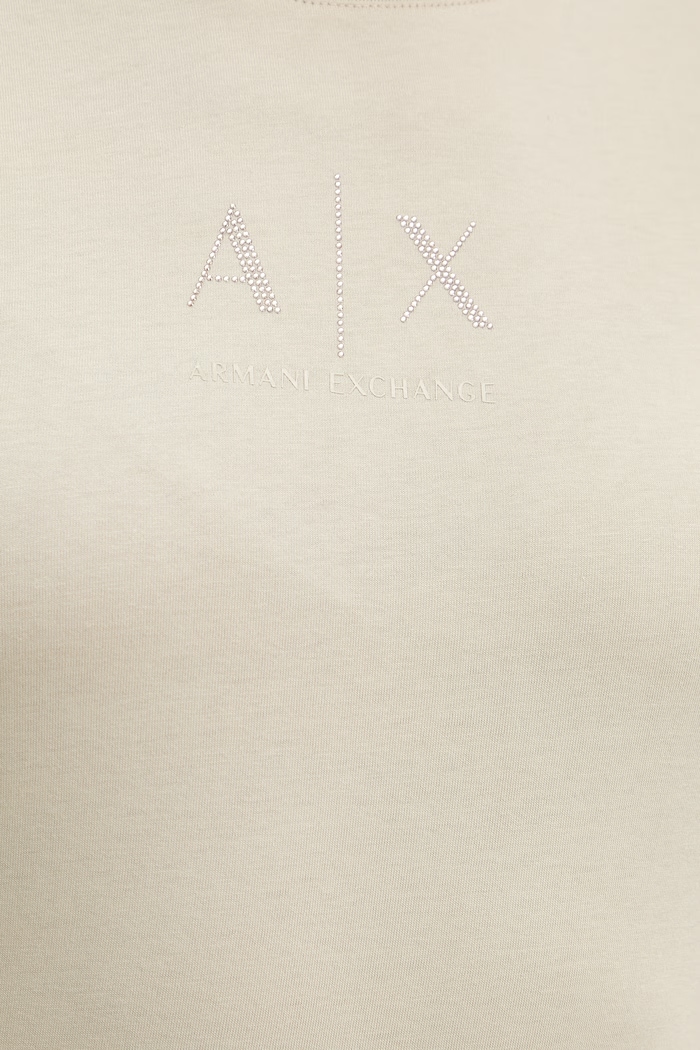 Bavlnené tričko Armani Exchange XW001459.AF10356 béžová
