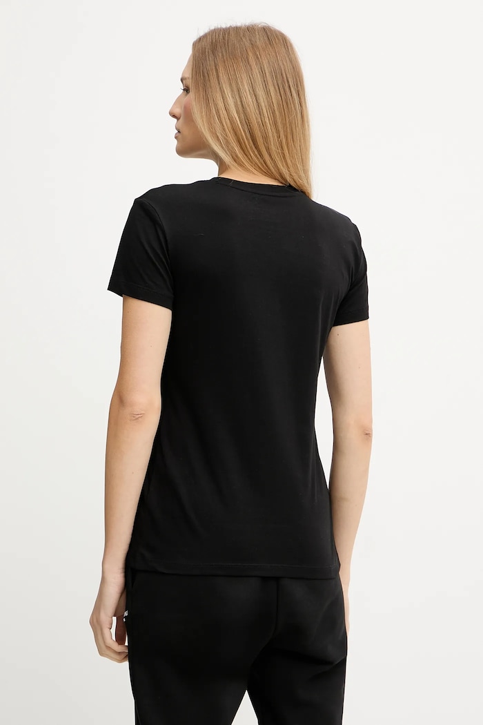 Oblečenie Bavlnené tričko Armani Exchange XW001358.AF10356 čierna