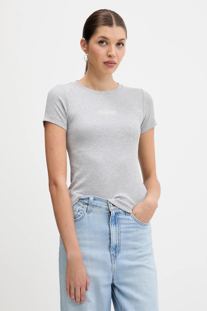 Tričko Guess Jeans slim sivá W5YP37.KA0H1