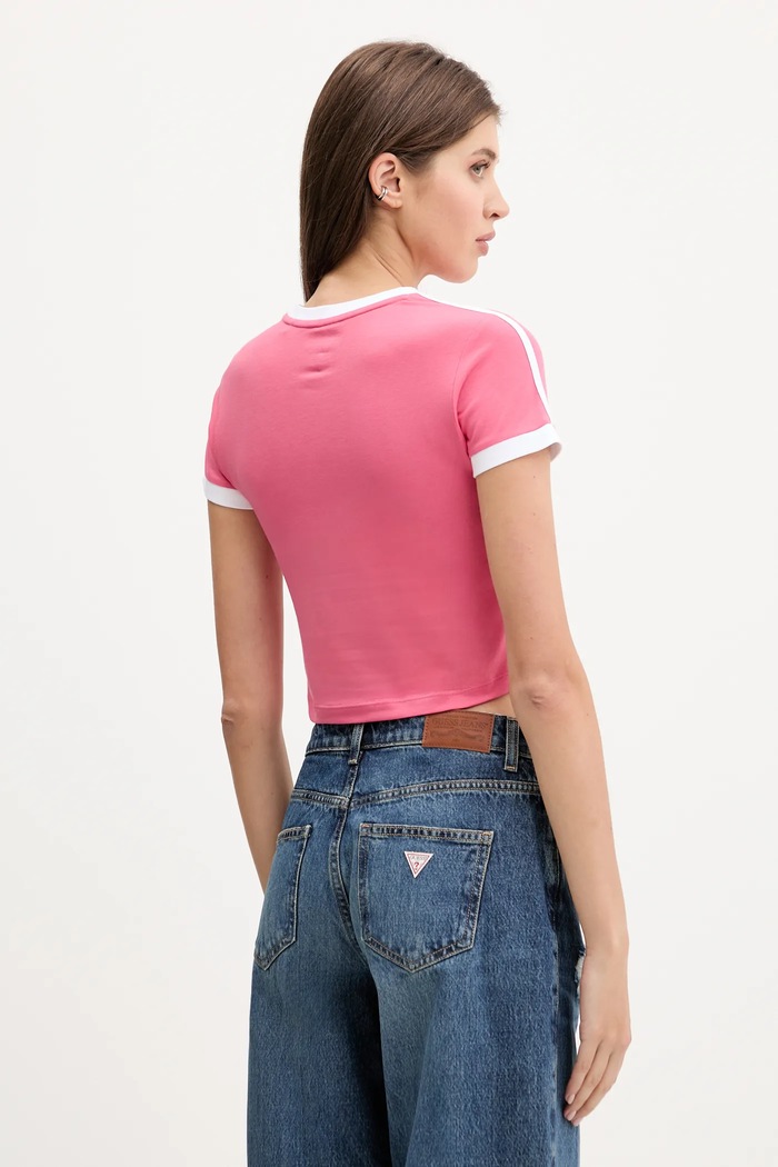 Дрехи Тениска Guess Jeans W5YI03.J1314 розов
