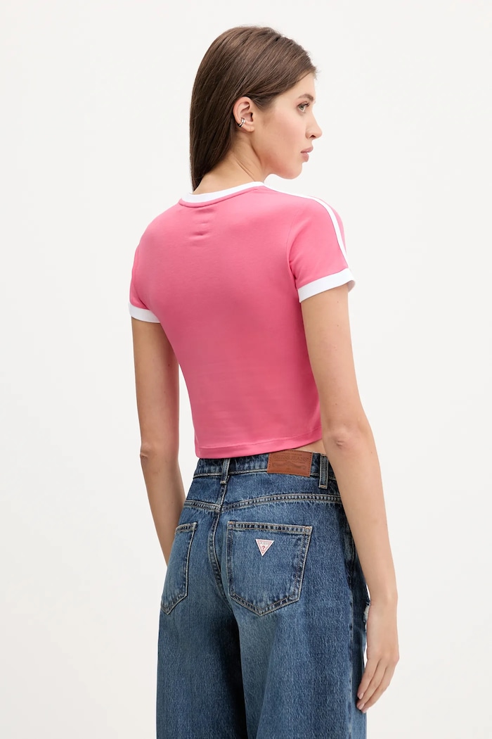 Дрехи Тениска Guess Jeans W5YI03.J1314 розов