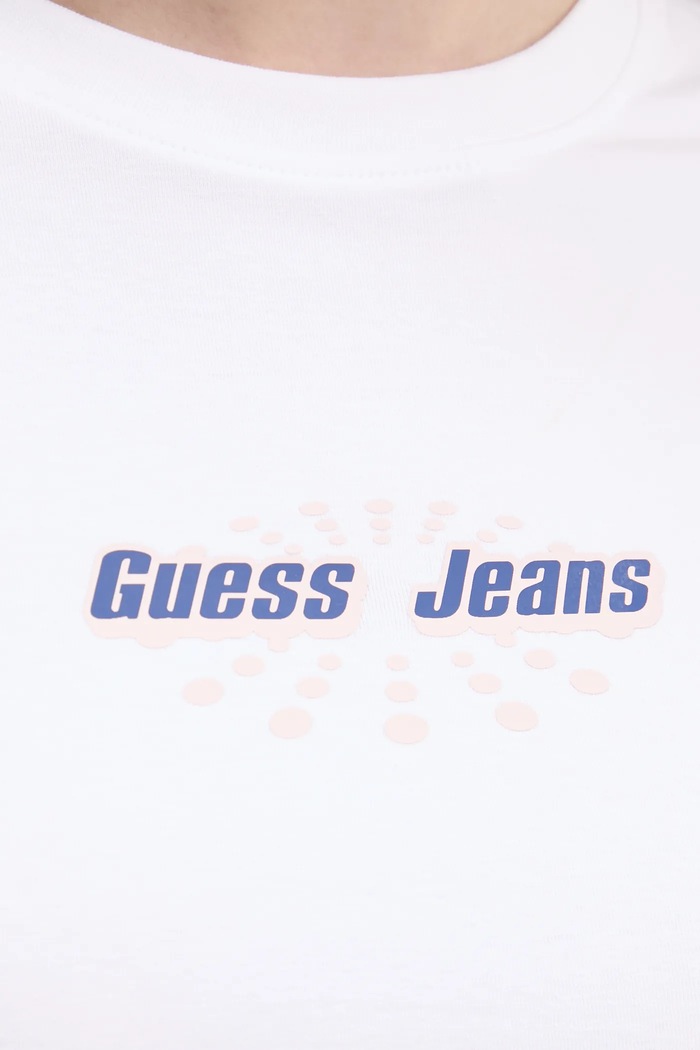 Tričko Guess Jeans W5YI04.J1314 biela
