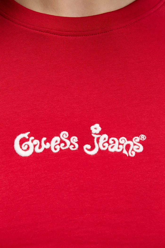 Tričko Guess Jeans W5YI24.J1314 červená