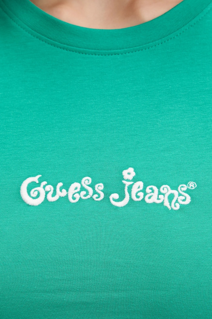 Tričko Guess Jeans W5YI24.J1314 zelená