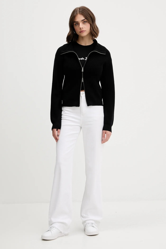 Tričko Guess Jeans W5YI24.J1314 čierna AW25