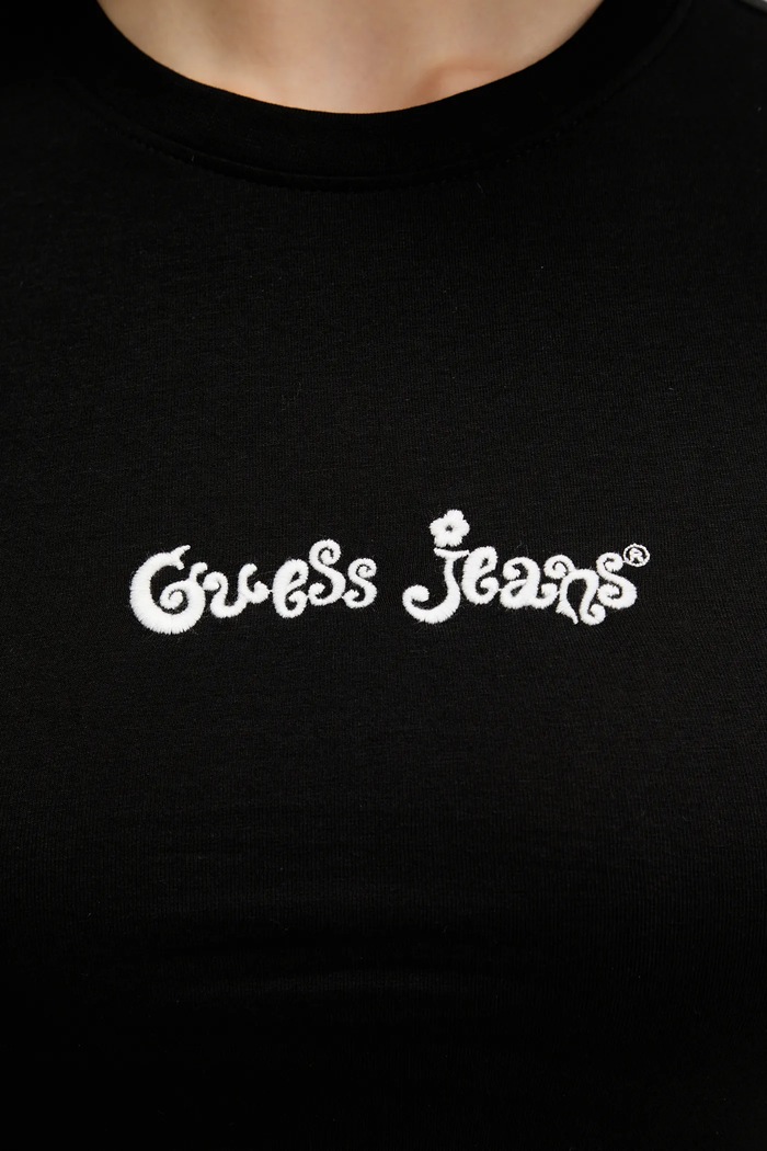 Tričko Guess Jeans W5YI24.J1314 čierna