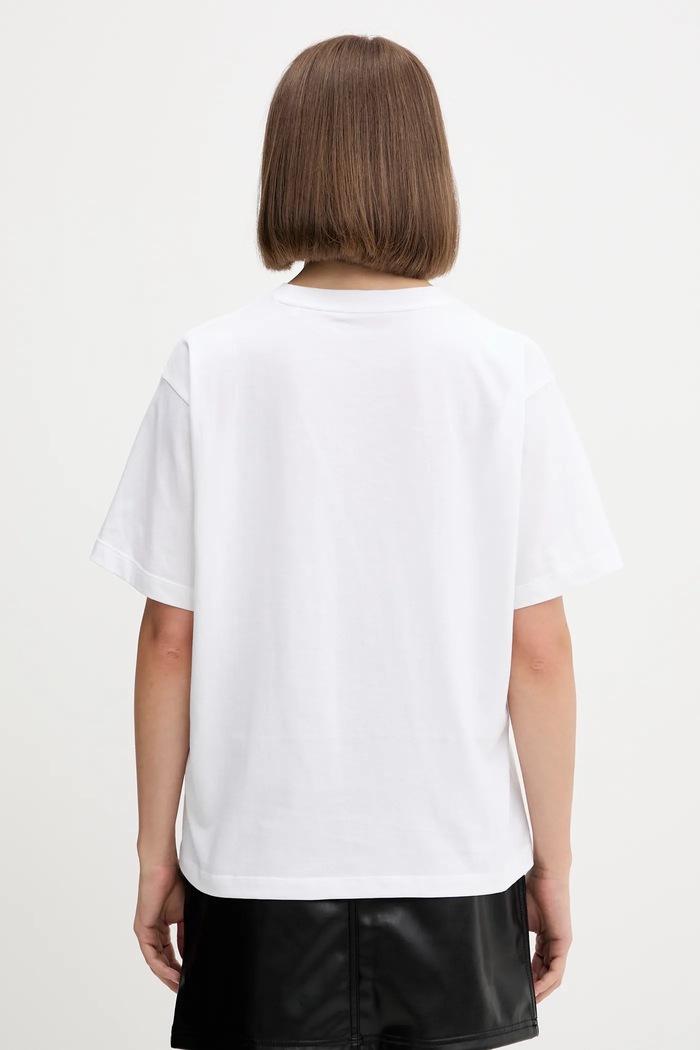 Odzież Guess Jeans t-shirt bawełniany W5YI25.K8HM0 biały