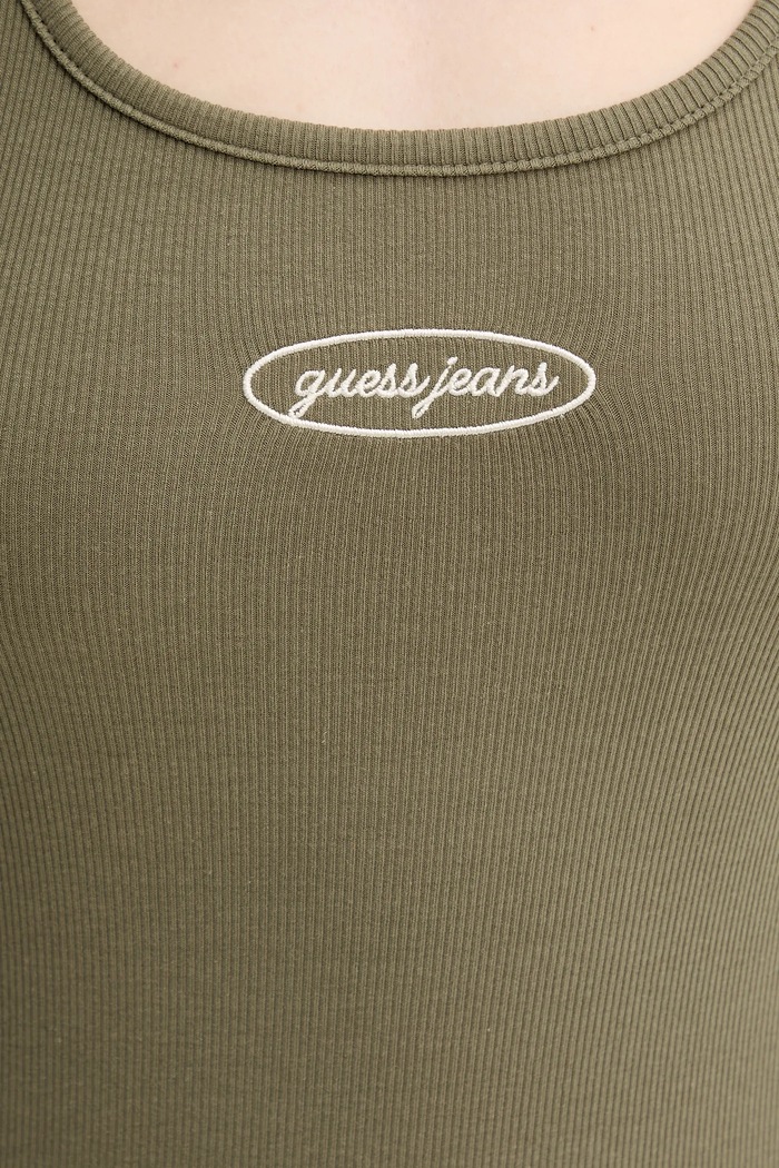Šaty Guess Jeans W5YK0I.KA0H1 zelená
