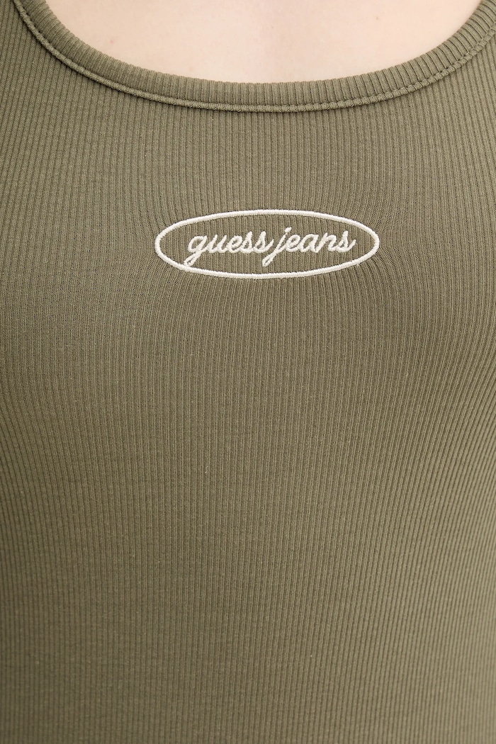 Šaty Guess Jeans W5YK0I.KA0H1 zelená