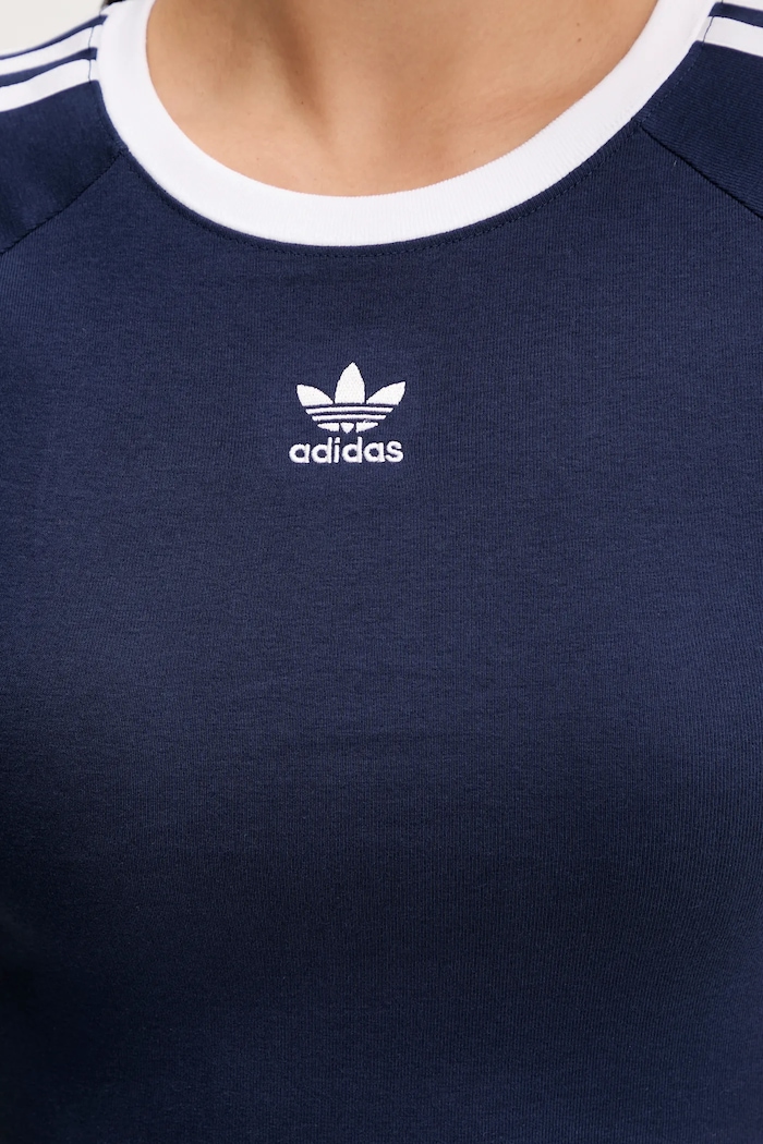 adidas Originals t-shirt 3-Stripes granatowy JY4859