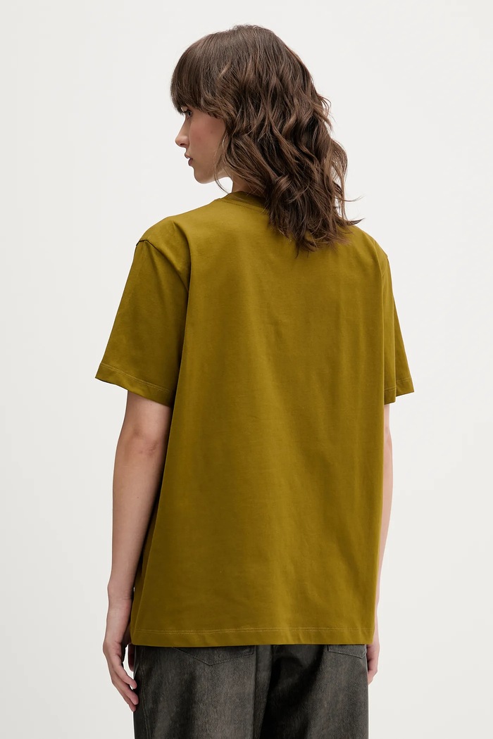 Îmbrăcăminte MSGM Tricou din bumbac 3941MDM540.257798 verde