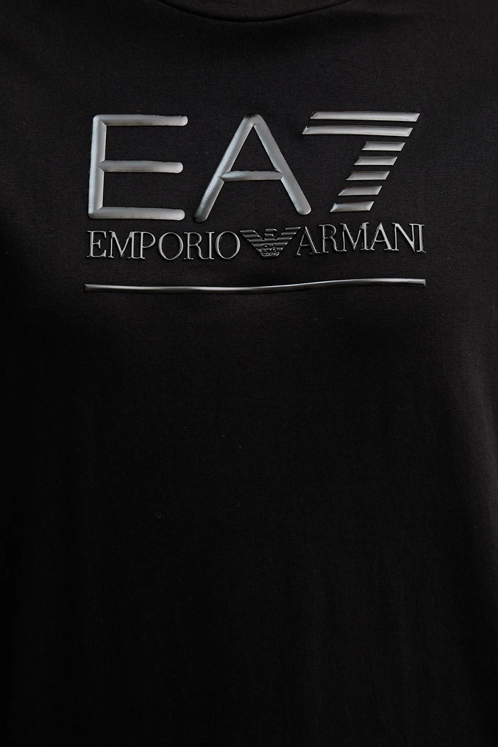EA7 Emporio Armani t-shirt bawełniany AF12503.7W000414 czarny