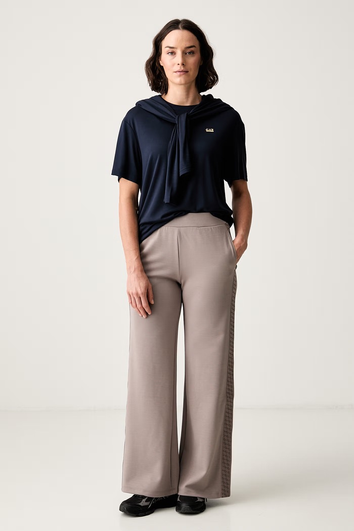 EA7 Emporio Armani тениска дамска с вискоза AF13919.7W000189 тъмносин SS26