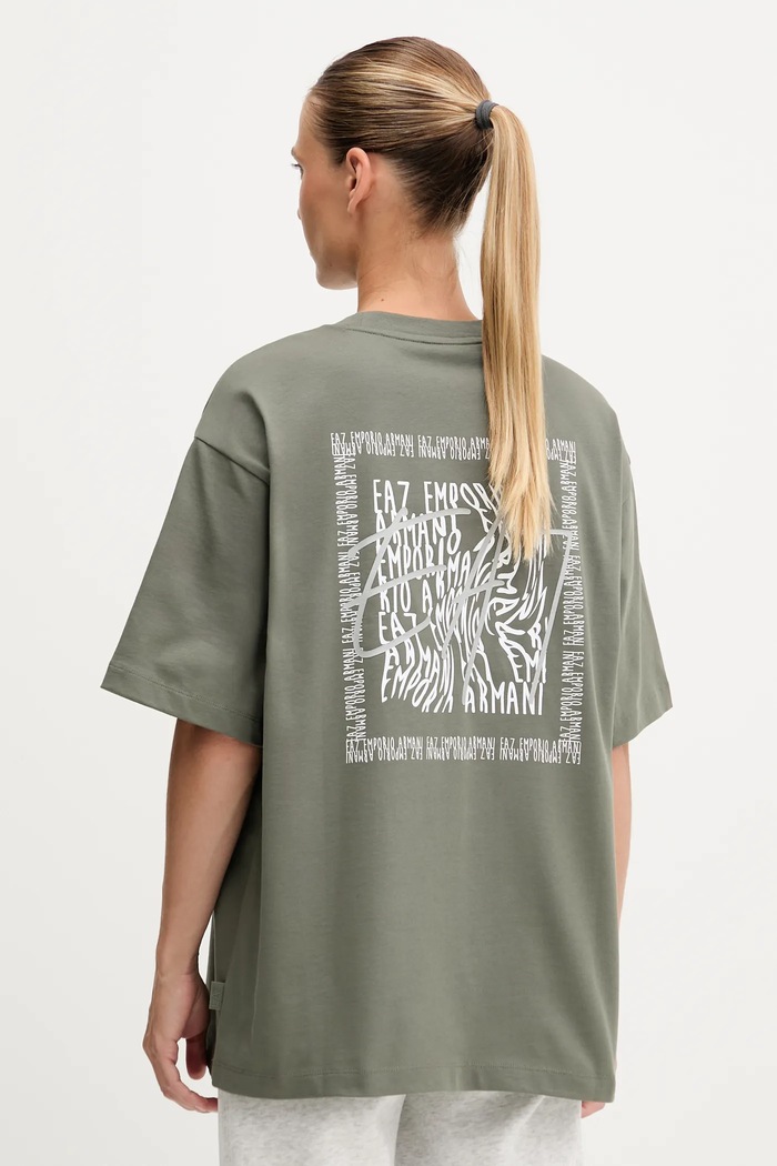 Odzież EA7 Emporio Armani t-shirt bawełniany AF12957.7W000726 zielony