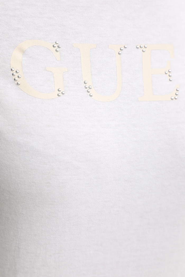 Bavlněné tričko Guess CLELIA V5BI10.I3Z14 bílá