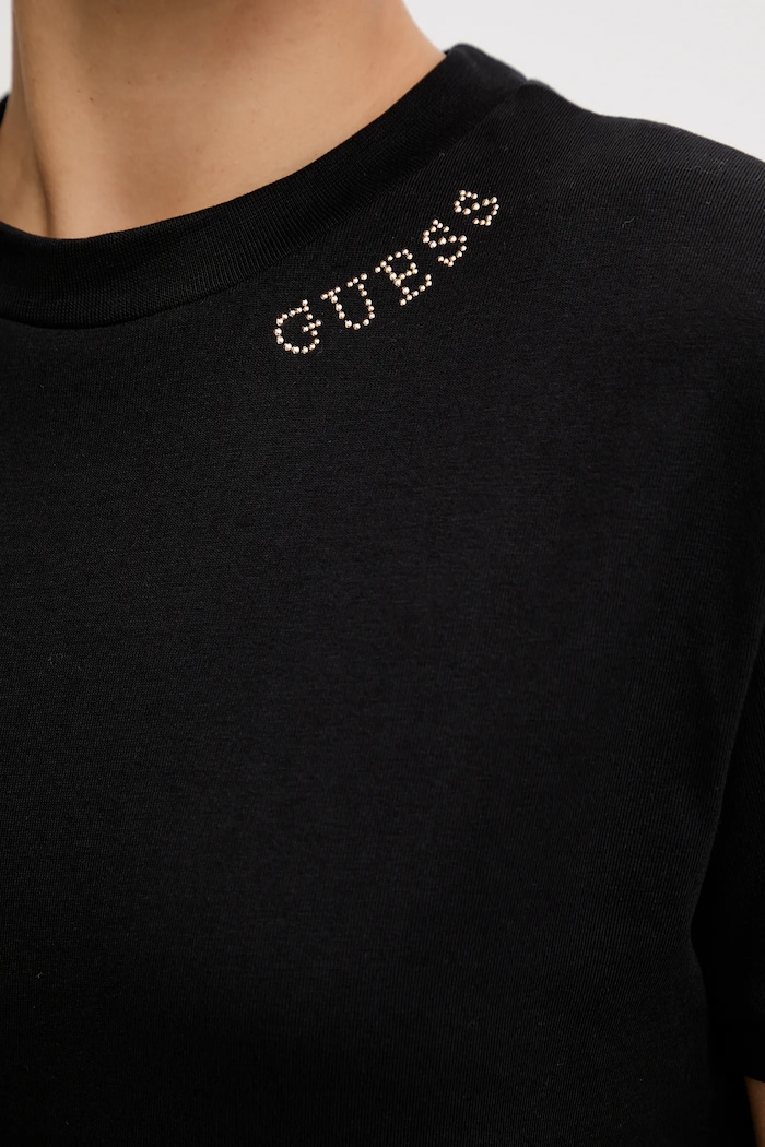 Guess tricou din bumbac CLELIA V5BI12.K8FQ4 negru
