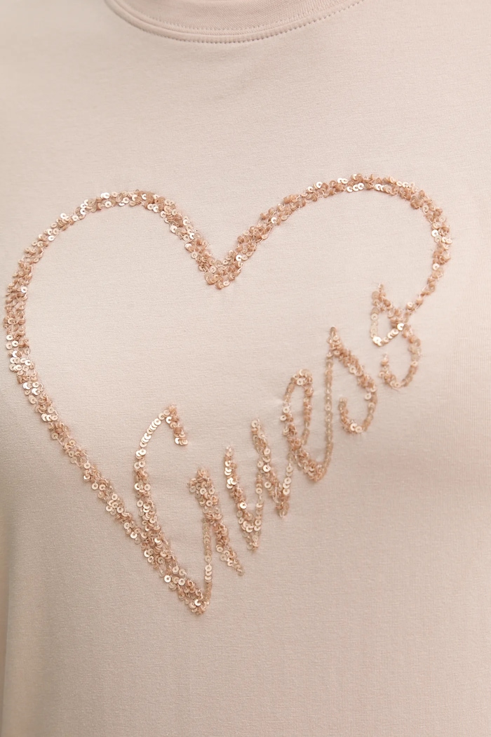 Tričko Guess LOVE V5BI13.J1314 béžová