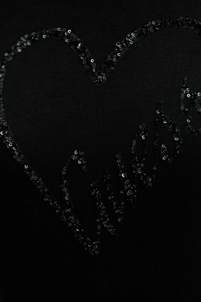 Guess tricou LOVE V5BI13.J1314 negru